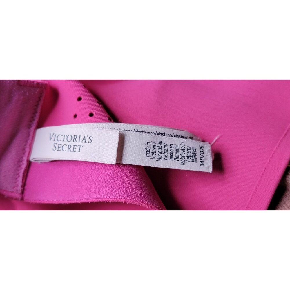 Victoria’s Secret Seamless Sports Bra – Pink – Size 34D / D75 - Picture 5 of 6